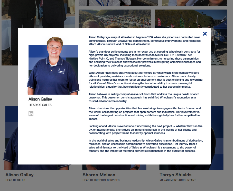 Meet the team page Wheelwash 