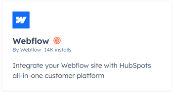 webflow integration