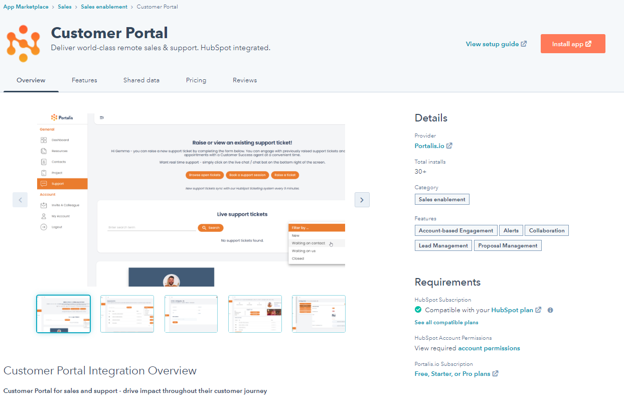 Customer portal portalis Customer portal portalis